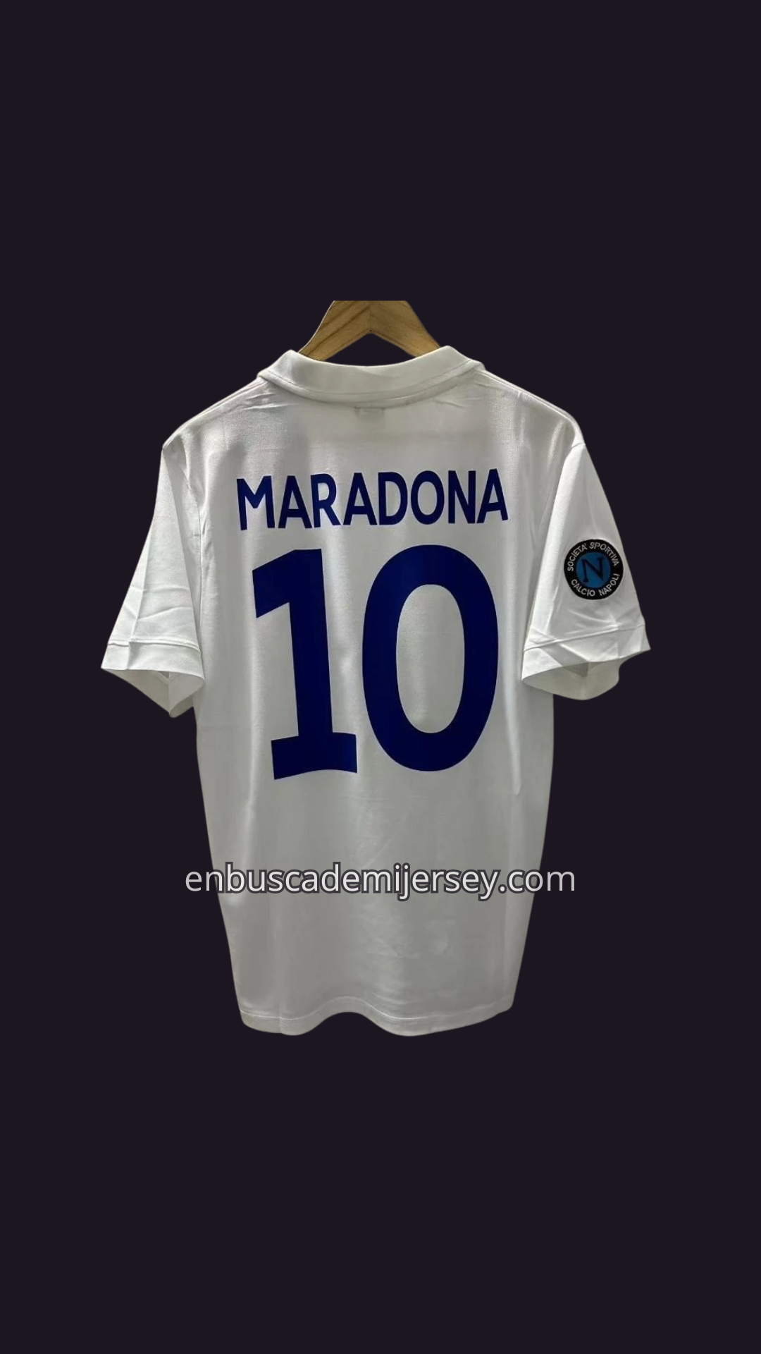 JERSEY VISITA NAPOLES 1987