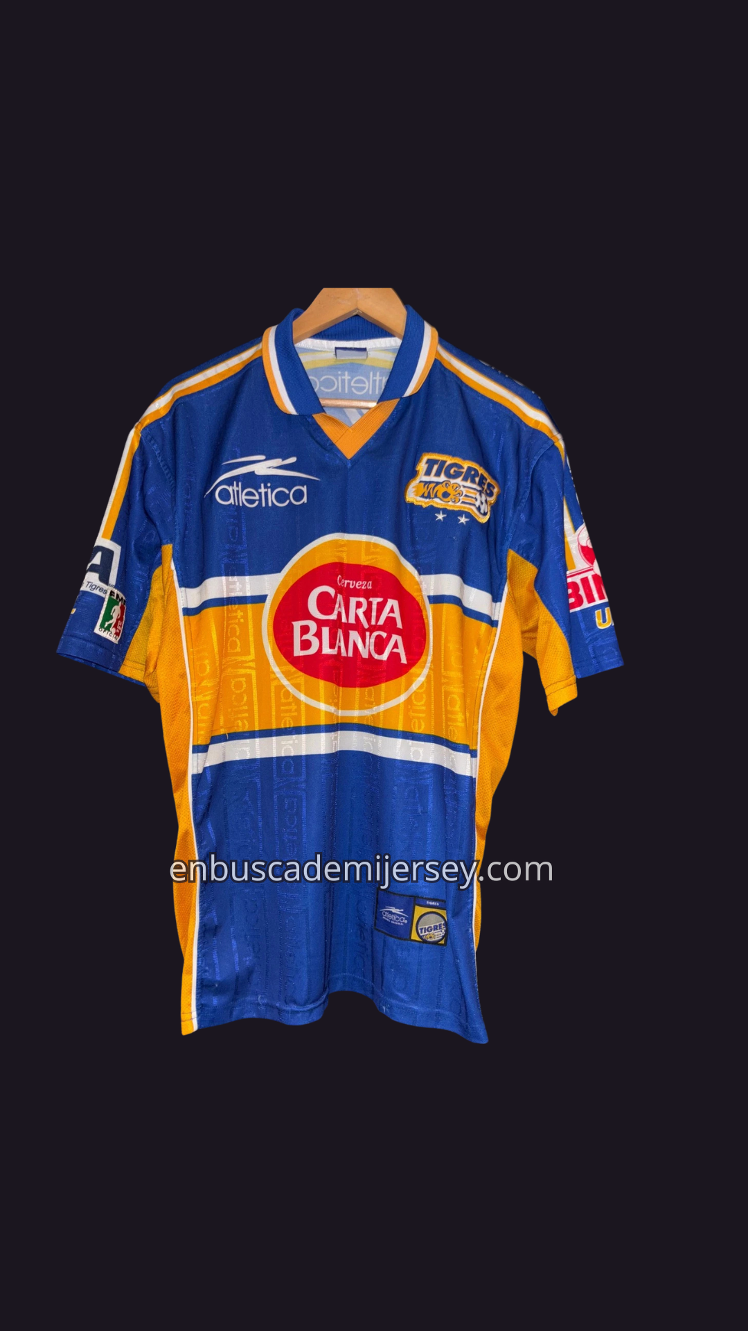 JERSEY VISITA TIGRES 1999