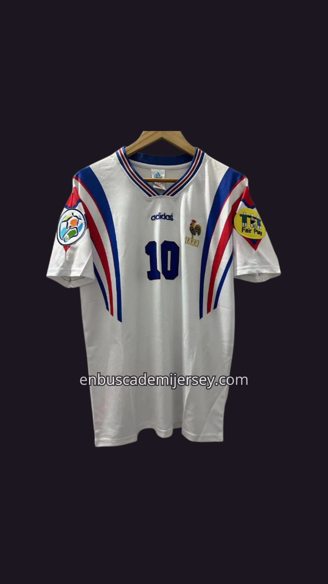 JERSEY VISITA FRANCIA 1996