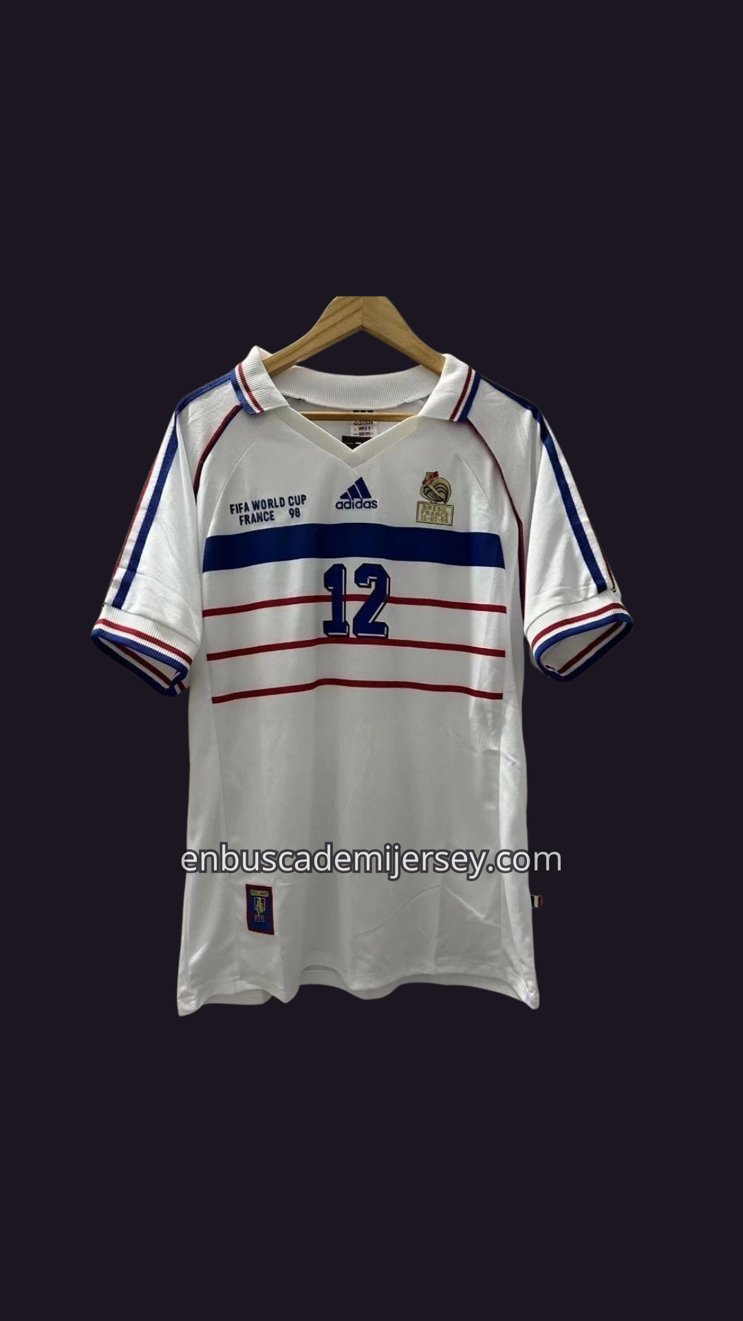 JERSEY VISITA FRANCIA 1998