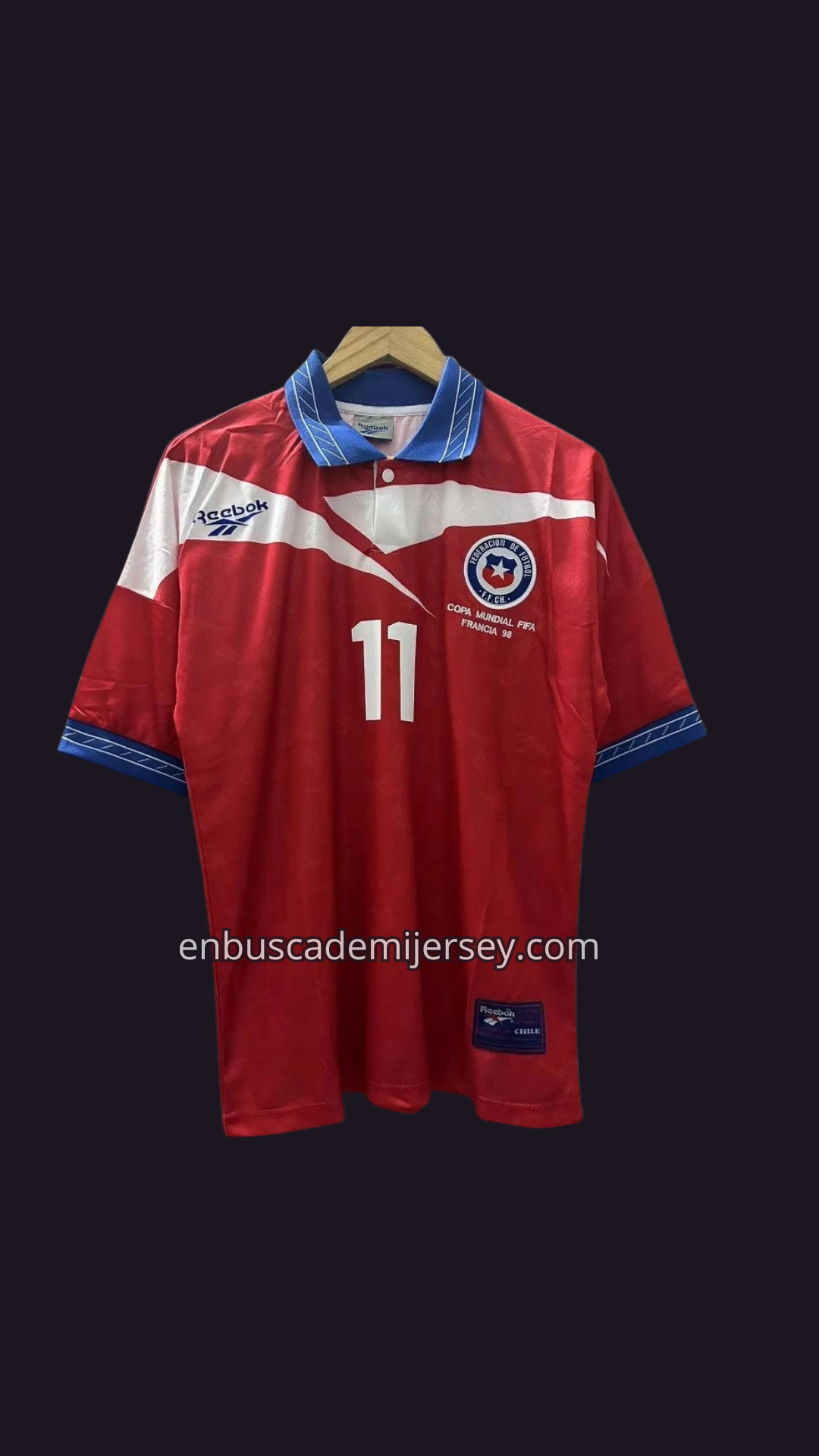 JERSEY LOCAL CHILE 1998